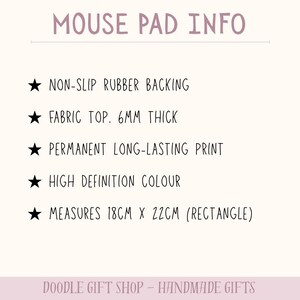 I'm Literally Just a Girl Mouse Pad, Fun Office Desk Accessories, Co Worker Gift, Funny Mouse Pad, Funny Office Gifts, Gift For Her image 2