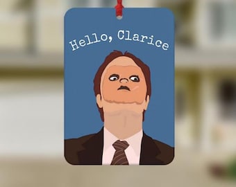 Dwight Shrute Car Air Freshener, Funny Car Air Freshener, Car Accessories, Michael Scott Fan, The Office US, New Driver, Funny Car Gifts