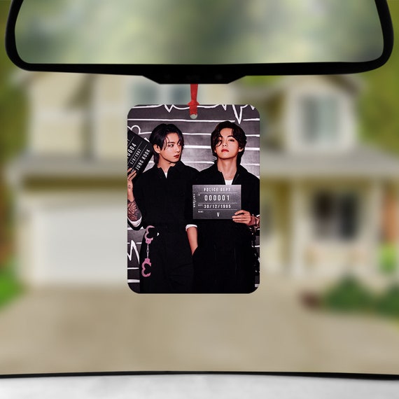 BTS Taekook Air Freshener, Bts V Car Air Freshener, I Purple You