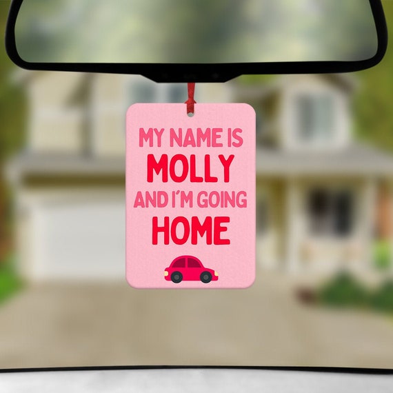 Buy Personalised Name Car Air Freshener Custom Name Gift Funny