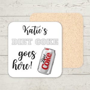 Personalised Coaster, Custom Name gift, Funny Coaster, Office Gifts, Coaster Drinks Mat, Gifts for her, Gifts for him, Stocking