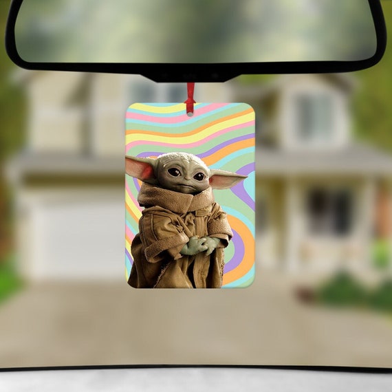 Baby Yoda Car Air Freshener Accessoires de voiture mignons Cadeaux mignons  Baby Yoda Cadeaux amusant pour nouveau conducteur Accessoires de voiture  Cadeaux Baby Grogu -  France