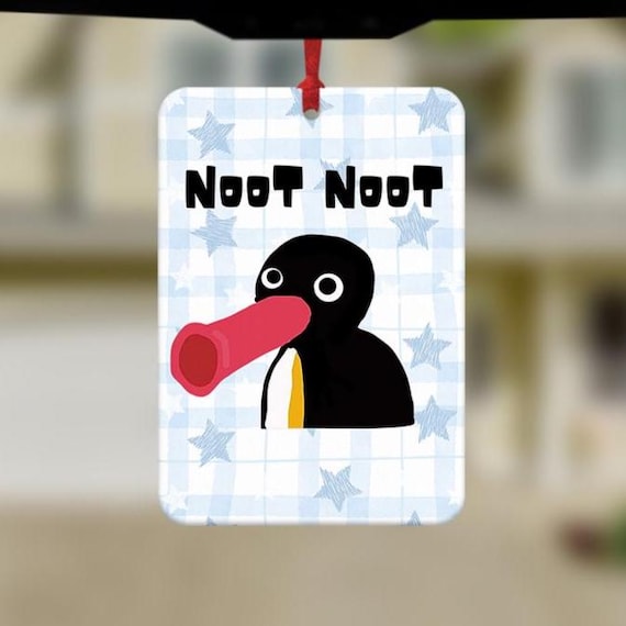 Pingu Car Air Freshener, Pingu Noot Noot Gift, 80s 90s TV Show