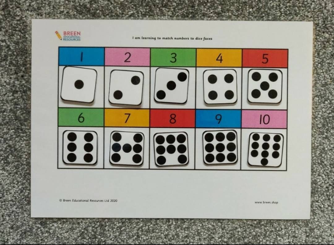 Matching Numerals To Quantities