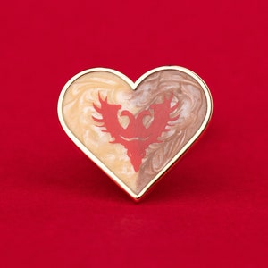 Krum Heart Mini Enamel Pin