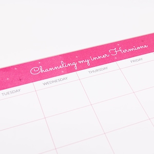 Channeling My Inner Hermione A4 Desk Pad