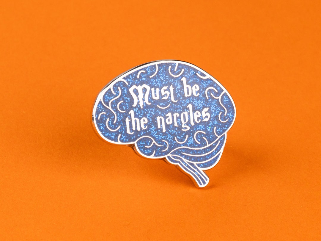 Depression Blue Brain Enamel Pin - Etsy