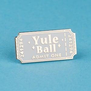Yule Ball Ticket Enamel Pin