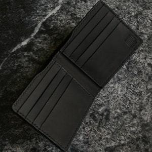 Carteira de couro personalizada, carteira de couro premium masculina, carteira de couro feita à mão para marido, presente para pai, presente de aniversário personalizado