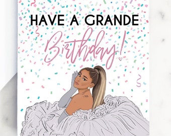 Ariana Grande Birthday Card Printable Etsy Ariana Grande Birthday Card Printable Etsy