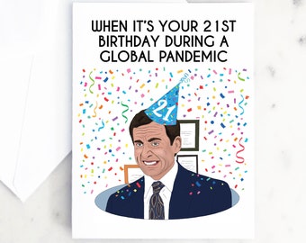 funny card for him or her age related rude birthday card di*k card c 21