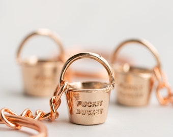 Rose Gold Fuck It Bucket Charm | Mother's Day Gift