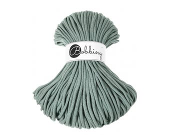 Laurel 5mm Braided Cotton Cord for Macramé, Crochet, Weaving (100m)