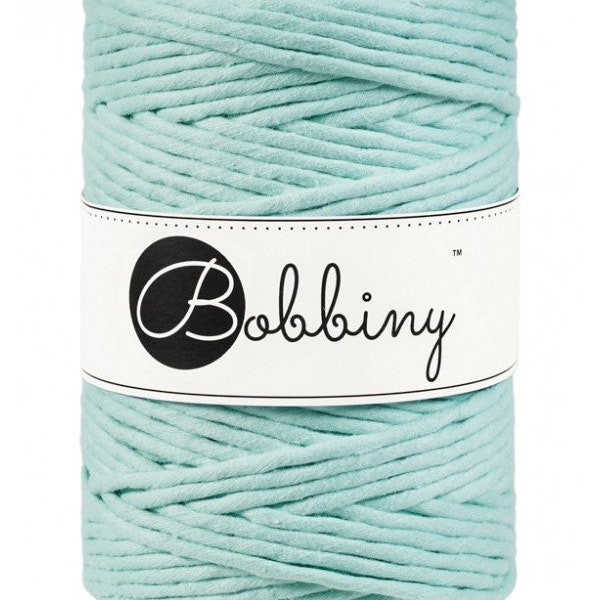Bobbiny Macramé Cord, Mint 5mm, 100m