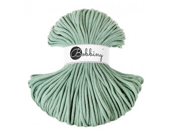 Aloe 5mm Braided Cotton Cord for Macramé, Crochet, Weaving (100m)