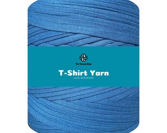 Steel Blue - Thread Shop T-Shirt Yarn 100% Recycled, Fast Delivery