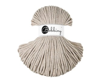 Leopard 5mm Braided Cotton Cord for Macramé, Crochet, Weaving (100m)