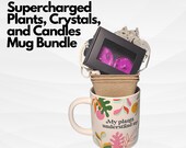 Supercharged Plants, Crystals, and Candles Mug Bundle