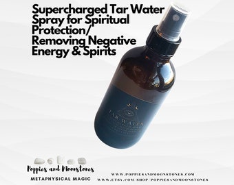 Supercharged Tar Water Spray for Spiritual Protection/Removing Negative Energy & Spirits