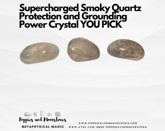 Supercharged Smoky Quartz Crystal
