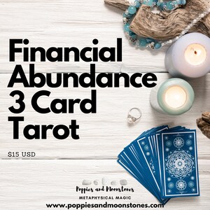 Lectura de tarot de 3 cartas para la abundancia financiera