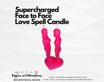 Face to Face Love Spell Candle