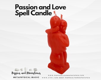 Vela de hechizo de pasión y amor