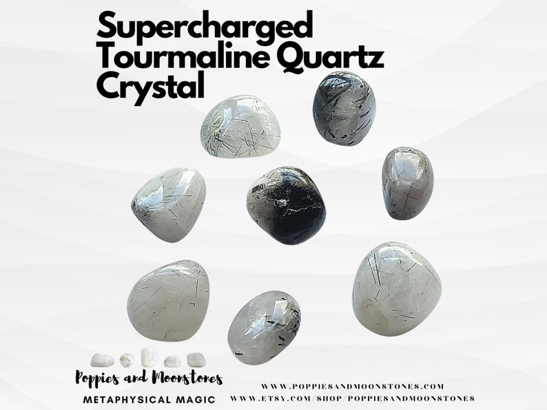 Supercharged Tourmaline Quartz Crystal image 1