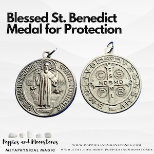 Gesegnete St. Benedikt Schutzmedaille
