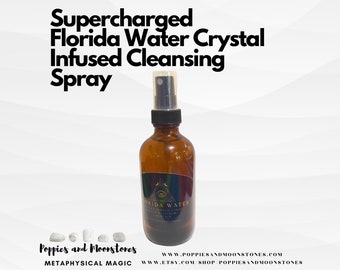 Florida Water and Crystal Charged Sacred Smudge Spray