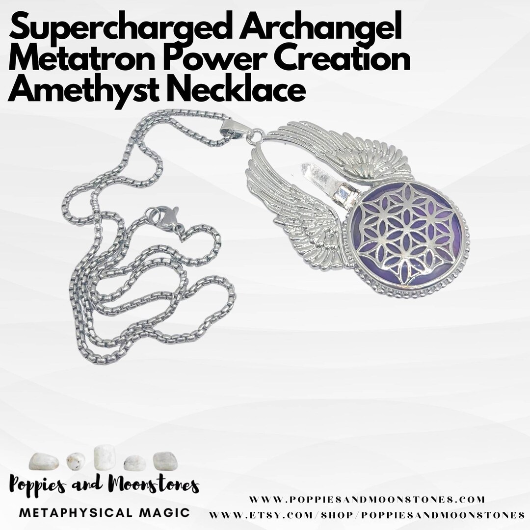 Supercharged Archangel Metatron Power Creation Amethyst - Etsy