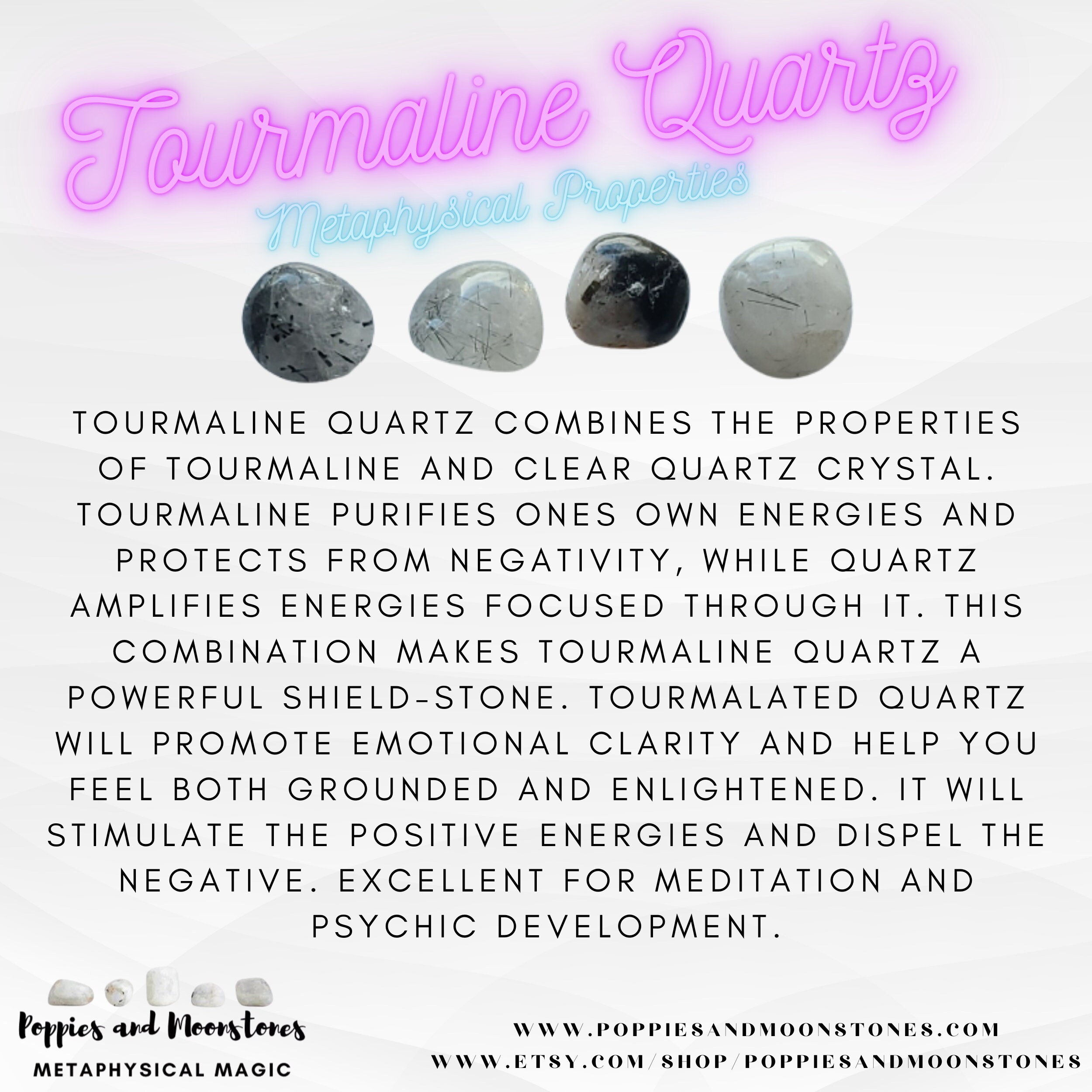 Tourmaline quartz stone sale meaning