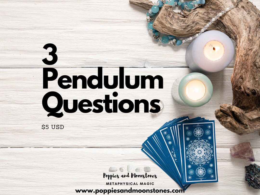 3 Pendulum Questions Reading - Etsy
