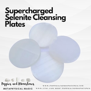 Supercharged Selenite Cleansing Plate