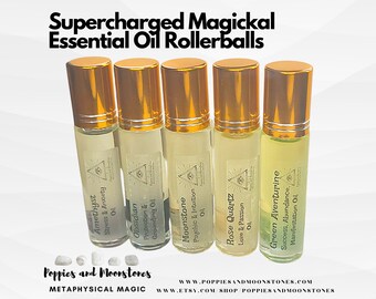 Roll-ons de aceites esenciales mágicos superpotentes