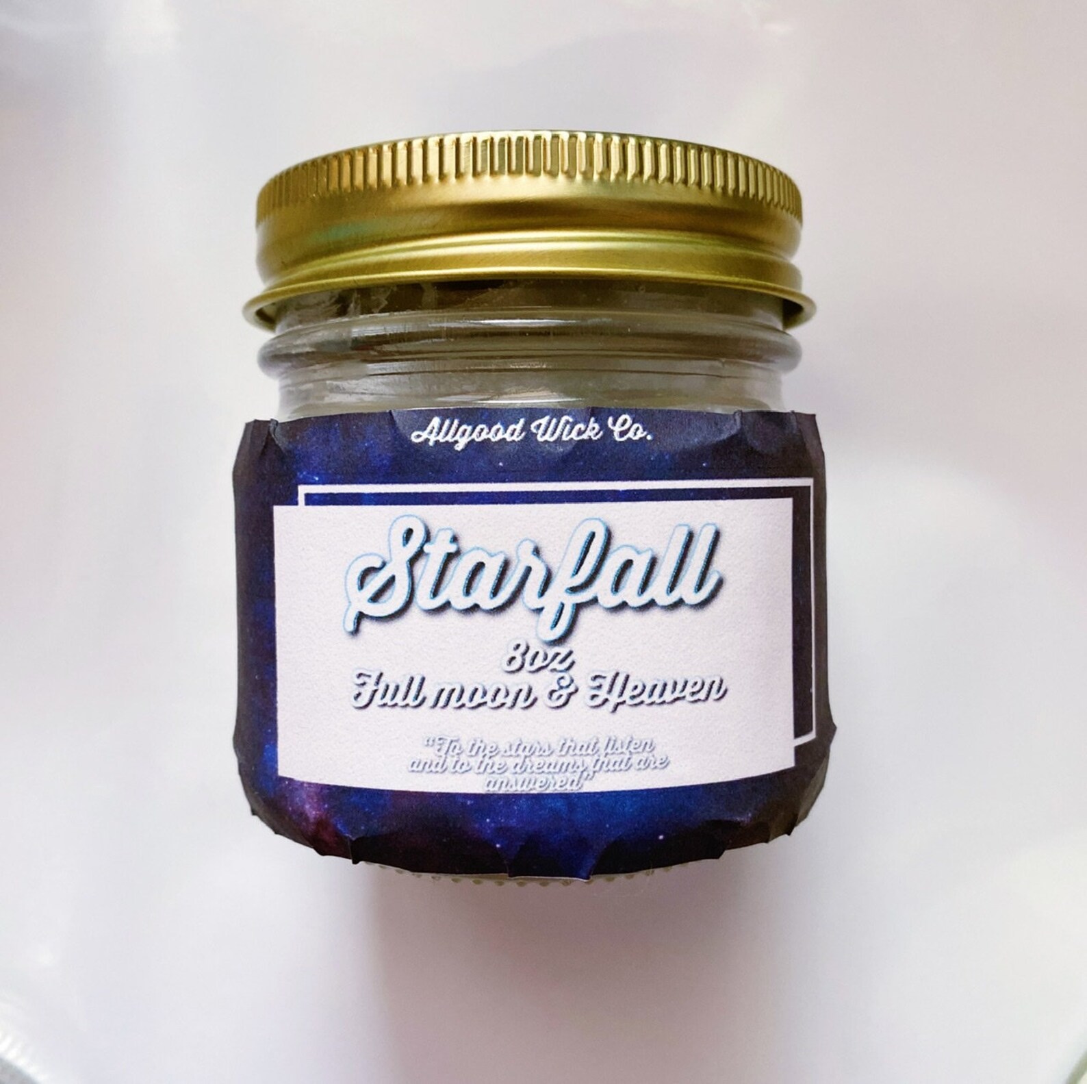 Limited Edition Acotar 8oz Starfall Candle Etsy UK