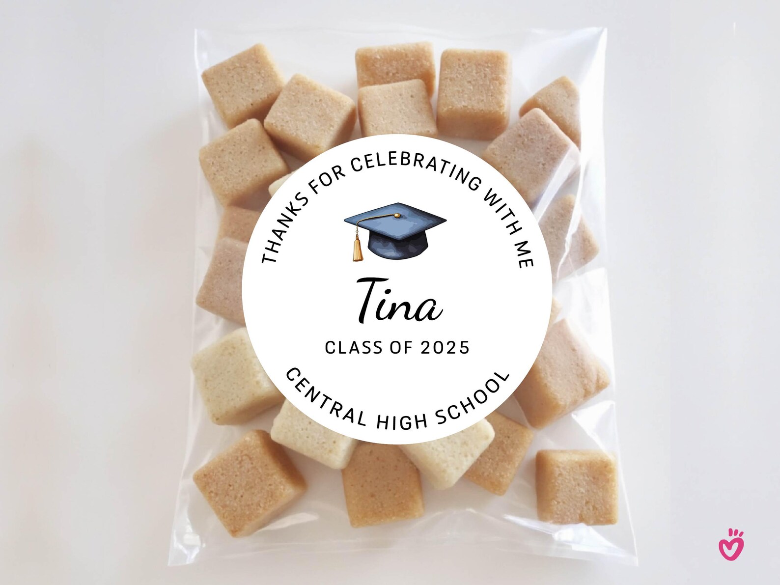 Personalized Graduation Party Favor Bags & Stickers - Class of 2026 - Etsy