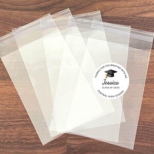 Personalized Graduation Party Favor Bags & Stickers - Class of 2026 - Etsy