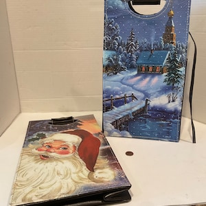 2 Pleather Reuseable Gift Bags