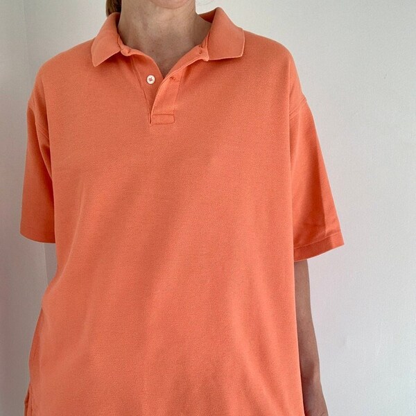 Classic 90s LL Bean polo in Orange