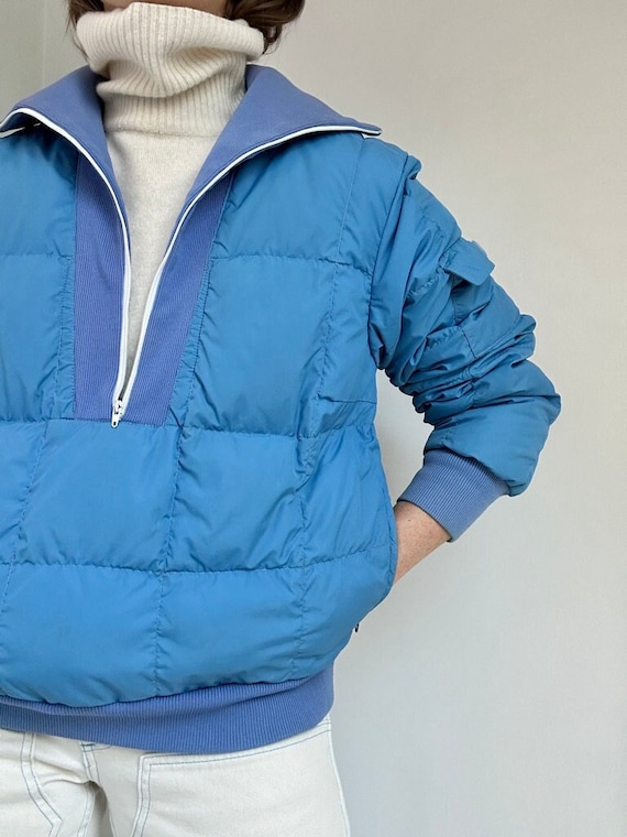 80s Eddie Bauer goose down popover