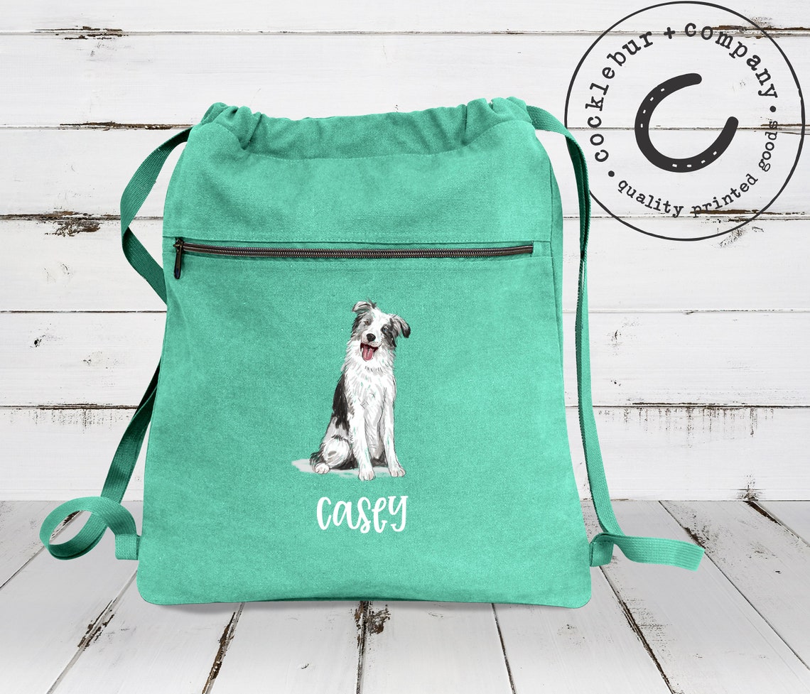 Personalized Backpack Dogs Breeds Etsy
