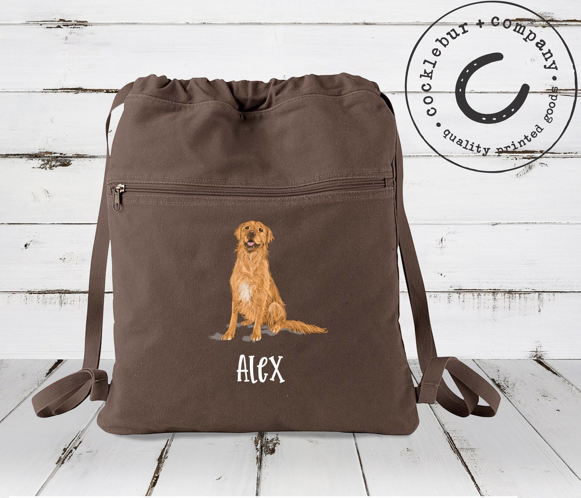 Personalized Backpack Dogs Breeds Etsy