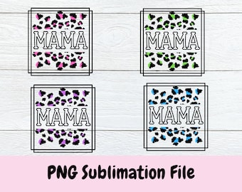 Mama Cheetah Png, Leopard Mama Png, Mama Bundle, Mama Svg, Digital Png File, Instant Download, Cricut & Silhouette, Mom Svg