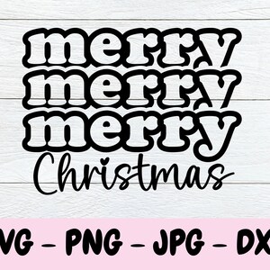 Merry Christmas Svg, Cute Christmas Svg, Weihnachten Svg, Weihnachten Svg, Weihnachtsshirt Svg, Winter Svg, Png, Dxf, Jpg, Digitale Datei, kommerzielle Nutzung,