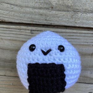 crochet onigiri rice ball plushie