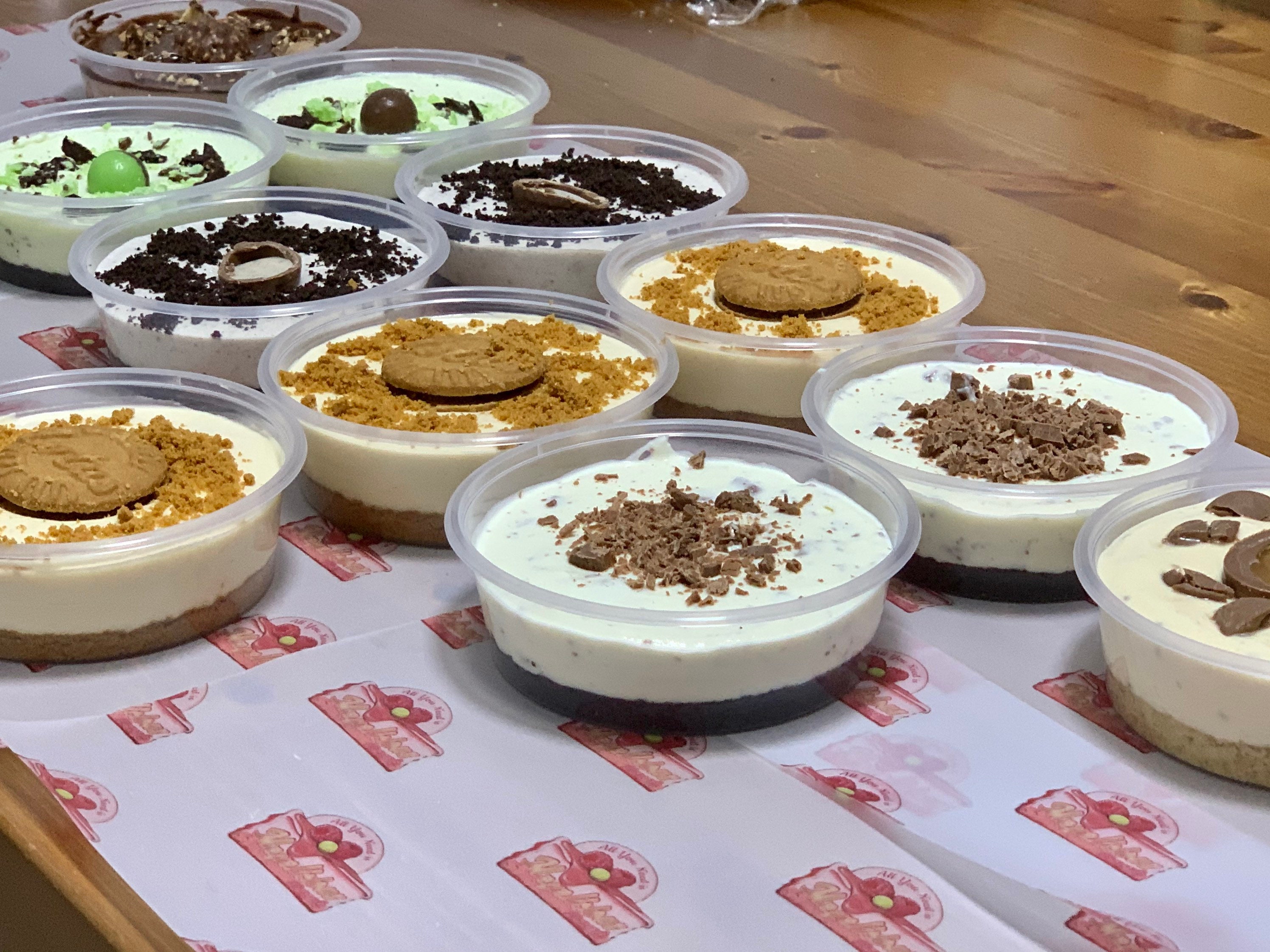 No baked Cheesecake tubs x5 get 1 FREE 250ml each For all Etsy