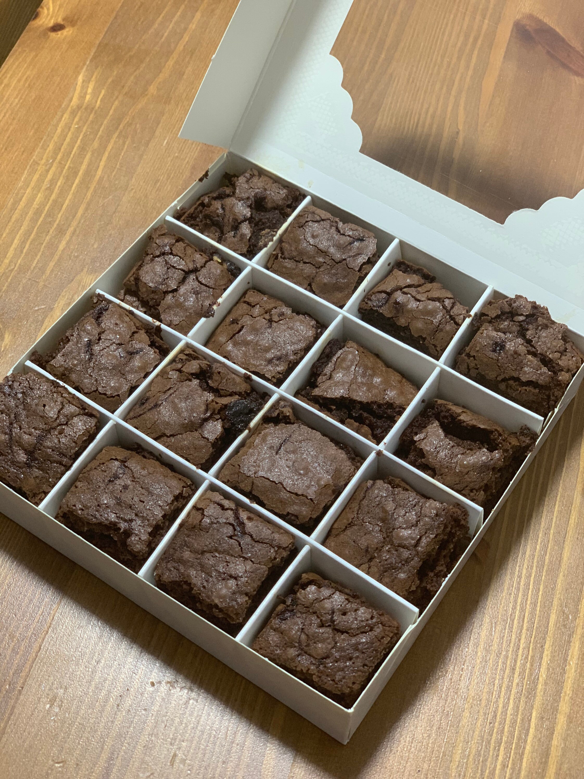 Box of 16 pieces of Brownie bites great for all you brownie Etsy