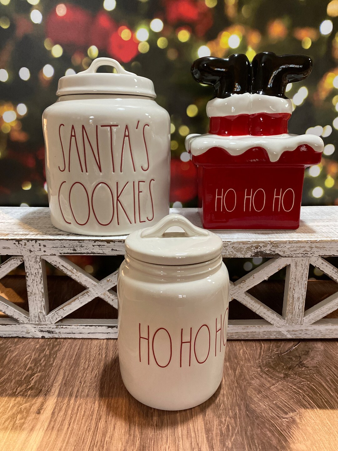 Assorted Rae Dunn Christmas Decor & Canisters Rae Dunn Etsy