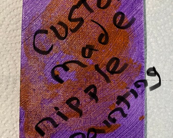 CUSTOM bespoke Nipple Boob Painting